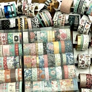 Brand New in Package Washi Tape Multiple Colors,  Designs and Seasons